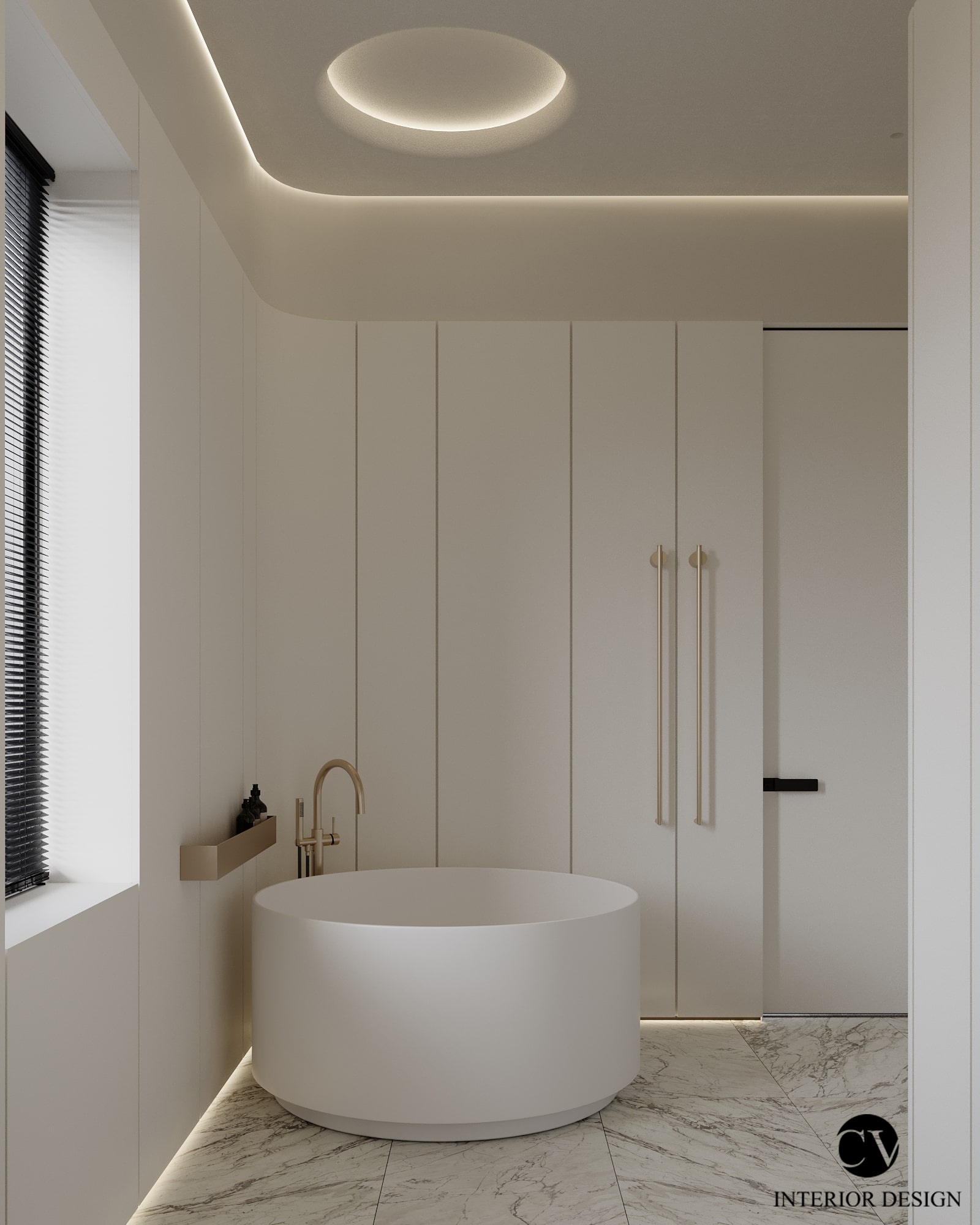 amenajare interioara baie apartament de lux