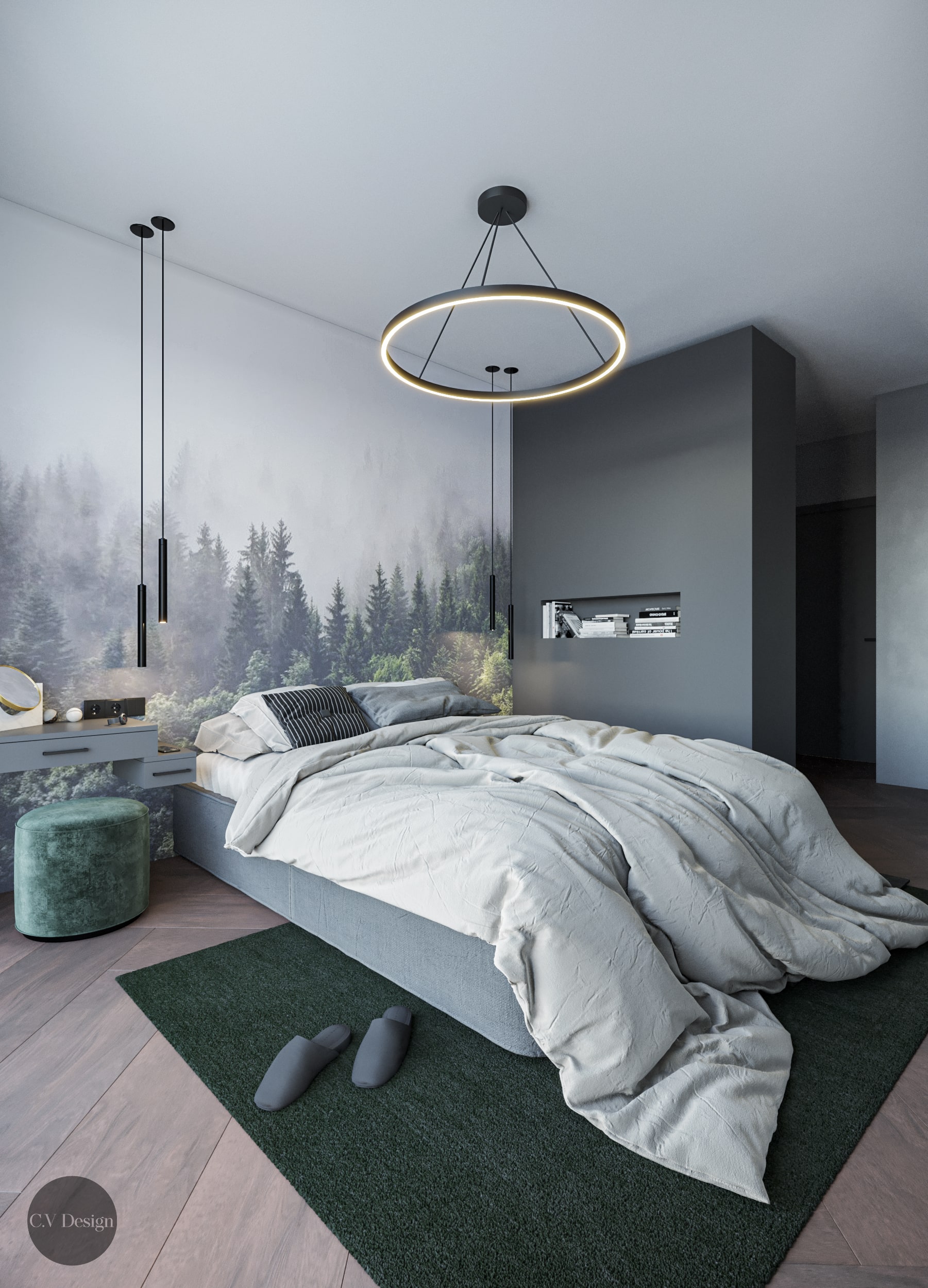 Interior design dormitor