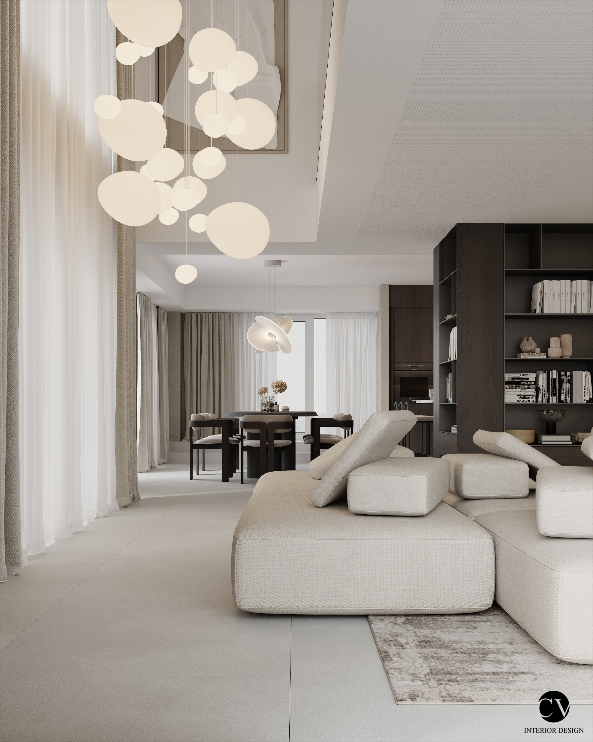 design interior penthouse living