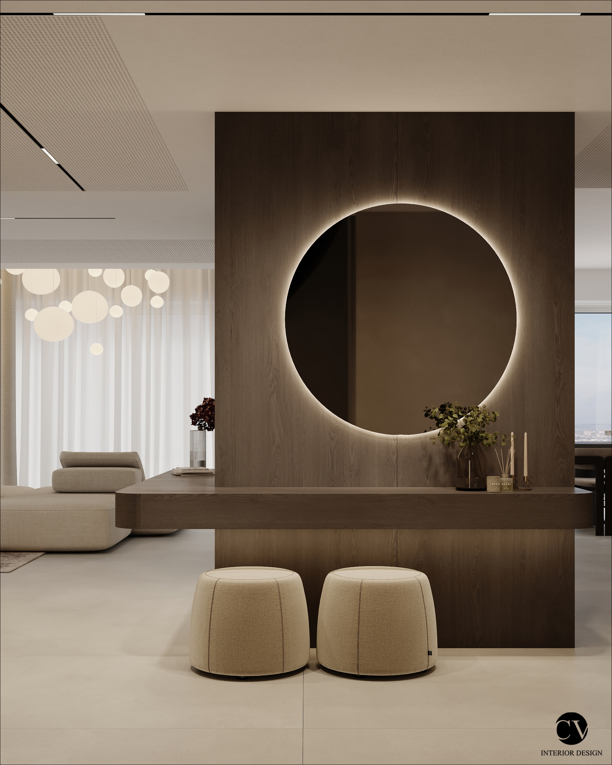 design interior penthouse living