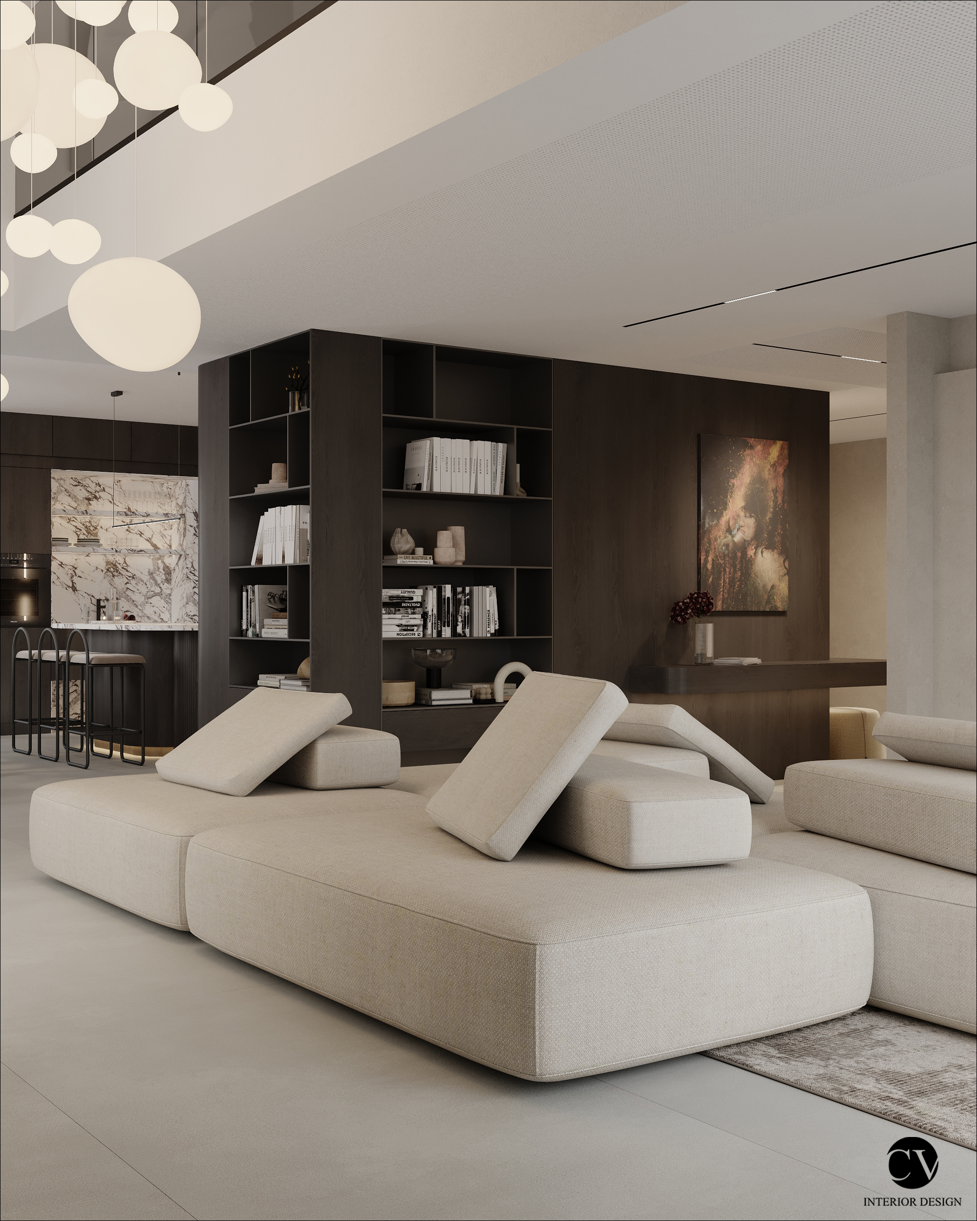 design interior penthouse living