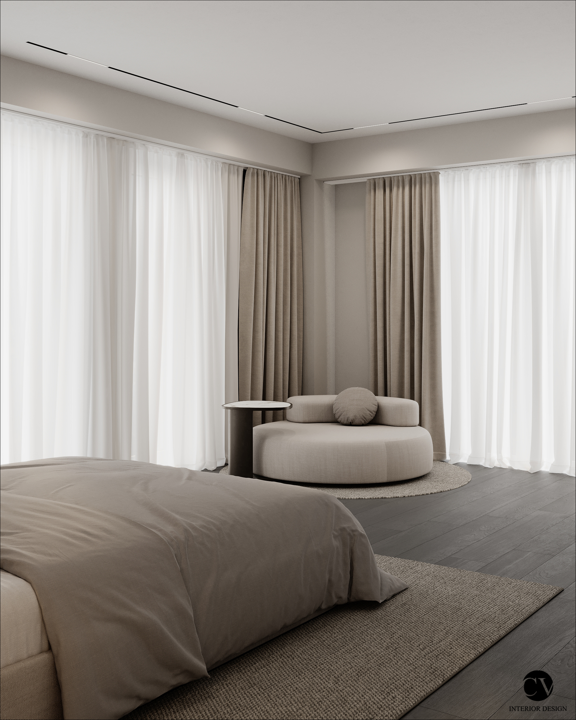 design interior penthouse dormitor